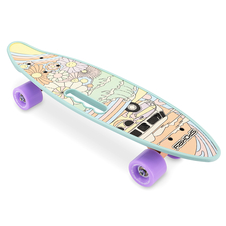 Pennyboard s rukojetí Spokey GROOVY, 56cm