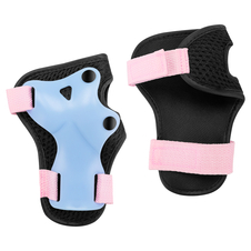 3-dílná sada dětských chráničů Spokey SHIELD, modro-růžové