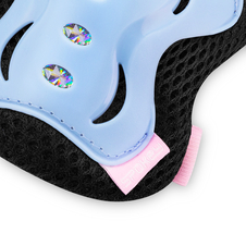 3-dílná sada dětských chráničů Spokey SHIELD, modro-růžové