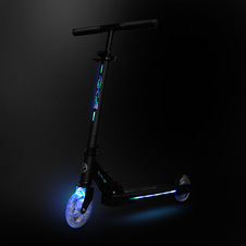 Svítící koloběžka Spokey GO GLOW, kolečka 120mm