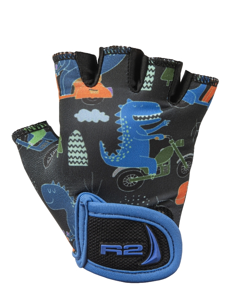 Dětské cyklistické rukavice R2 VOSKA ATR08A11-black