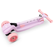 Skládací dětská tříkolka se svítícími kolečky Spokey HOPI, růžová