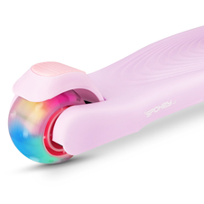 Skládací dětská tříkolka se svítícími kolečky Spokey HOPI, růžová