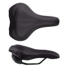 Sedlo FORCE ALTHEA GEL PLUS turistické, černé