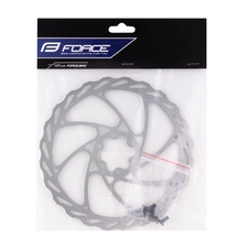 Brzdový kotouč Force-4 180 mm, 6 děr, stříbrný