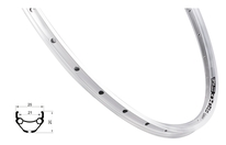 Ráfek FORCE PRIME 622x21, 32děr, stříbrný