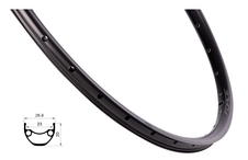 Ráfek Force XC DISC 622x23, 36děr, černý