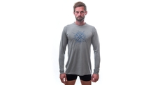 Pánské triko dl.rukáv SENSOR MERINO ACTIVE COMPASS šedá 