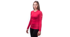 Dámské triko dl.rukáv SENSOR MERINO ACTIVE magenta 