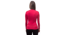 Dámské triko dl.rukáv SENSOR MERINO ACTIVE magenta 