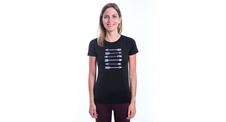 Dámské triko kr.rukáv SENSOR MERINO ACTIVE ARROWS černá 