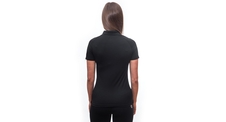 Polo dámské triko kr.rukáv SENSOR MERINO ACTIVE černá 