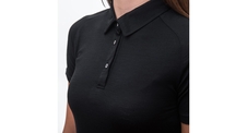 Polo dámské triko kr.rukáv SENSOR MERINO ACTIVE černá 