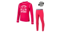 Dětské triko dl.rukáv + spodky SENSOR DOUBLE FACE SET WILD magenta 