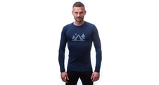Pánské triko dl.rukáv SENSOR MERINO DF CAMP deep blue 