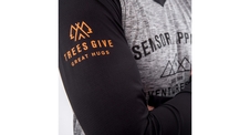 Pánský dres volný dl. rukáv SENSOR CYKLO CHARGER šedá/černá 