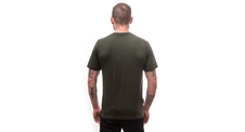 Pánské triko kr.rukáv SENSOR MERINO AIR EARTH olive green 