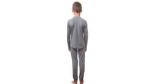 Juniorské triko dl.rukáv + spodky SENSOR MERINO ACTIVE SET šedá 