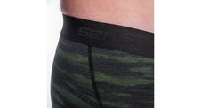 Pánské trenky SENSOR MERINO IMPRESS černá/batik 