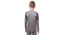 Dětské triko dl.rukáv + spodky SENSOR MERINO IMPRESS SET šedá/maori 