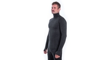 Pánské triko dl.rukáv roll neck SENSOR MERINO BOLD anthracite gray 