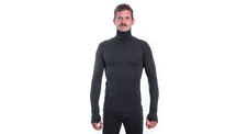 Pánské triko dl.rukáv roll neck SENSOR MERINO BOLD anthracite gray 