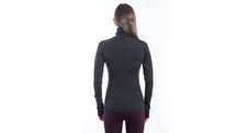 Dámské triko dl.rukáv roll neck SENSOR MERINO BOLD anthracite gray 