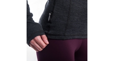 Dámské triko dl.rukáv roll neck SENSOR MERINO BOLD anthracite gray 