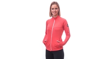 Dámská mikina celozip SENSOR COOLMAX THERMO korál 