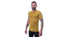 Pánské triko kr.rukáv SENSOR MERINO AIR mustard 