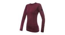 Dámské triko dl.rukáv SENSOR MERINO AIR port red 