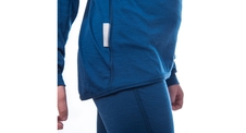 Dětské triko dl.rukáv + spodky SENSOR MERINO AIR SET tm.modrá 