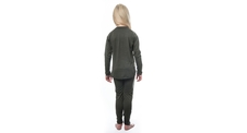 Dětské triko dl.rukáv + spodky SENSOR MERINO AIR SET olive green 