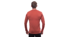 Pánské triko dl.rukáv SENSOR MERINO ACTIVE SNSR terracotta 