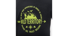 Dětské triko dl.rukáv SENSOR MERINO DF TERRITORY černá 