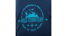 Dětské triko dl.rukáv SENSOR MERINO DF TERRITORY deep blue 