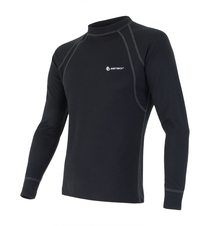 Pánské triko dl.rukáv SENSOR DOUBLE FACE černá 