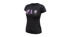 Dámské triko kr.rukáv SENSOR MERINO AIR BLOOM černá 