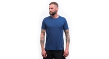 Pánské triko kr.rukáv SENSOR MERINO AIR traveller tm.modrá 