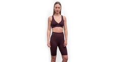 Dámské legíny biker shorts SENSOR INFINITY ECO port red 
