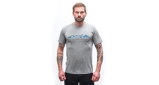 Pánské triko kr.rukáv SENSOR MERINO ACTIVE MOUNTAINS šedá 