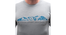 Pánské triko kr.rukáv SENSOR MERINO ACTIVE MOUNTAINS šedá 