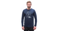 Pánské triko dl.rukáv SENSOR MERINO ACTIVE OUTSIDE deep blue 