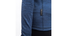 Dámské triko roll neck dl.rukáv SENSOR MERINO BOLD cool blue 