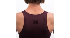 Dámský crop top SENSOR INFINITY ECO port red 