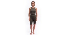 Dámský crop top SENSOR INFINITY ECO olive green 