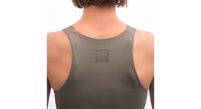 Dámský crop top SENSOR INFINITY ECO stone grey 