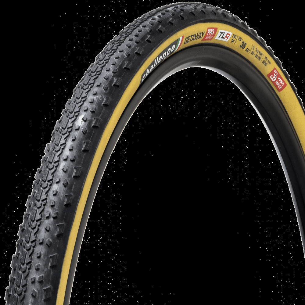 Plášť CHALLENGE GETAWAY Pro TLR 700x45 černá/tan