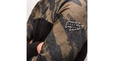 Dres dl. rukáv Fresh Trash MEN'S ESCAPE MERINO LONG SLEEVE TEE BLACK/BRUSH 