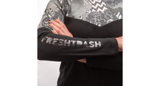 Triko dl. rukáv Fresh Trash WOMEN'S ESCAPE MERINO LONG SLEEVE TEE BLACK/ZEBRA 